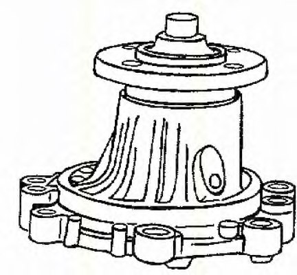 TRISCAN 8600 13131 Water Pump